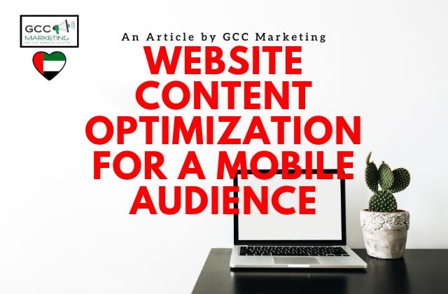 Website Content Optimization for Mobile Audience