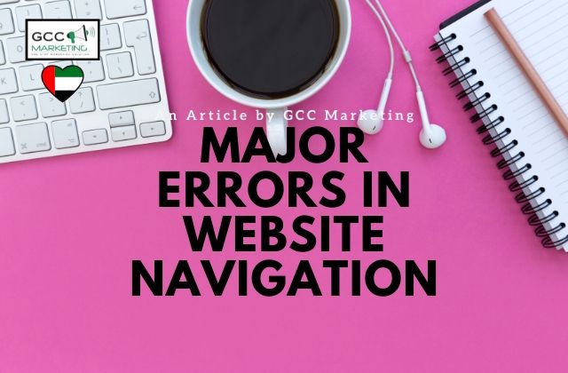 Major Erros in Website Navigation