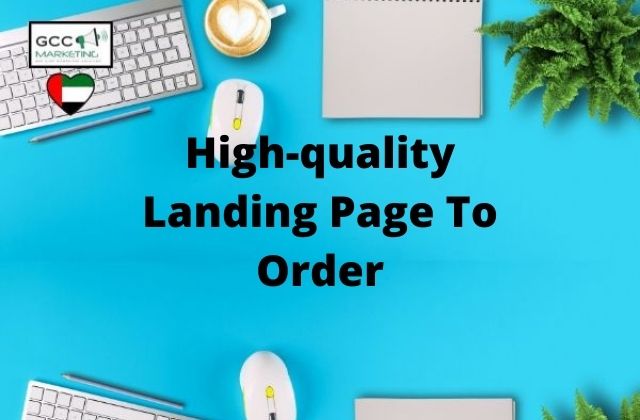 High-quality Landing Page To Order
