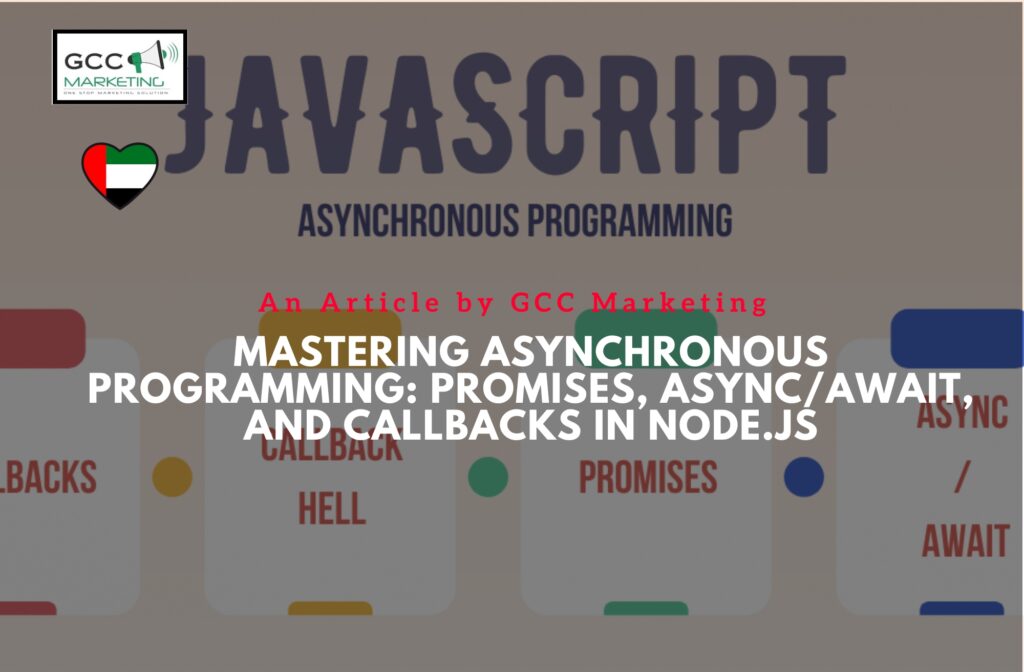 Mastering Asynchronous Programming Promises, Async Await, and Callbacks in Node.js