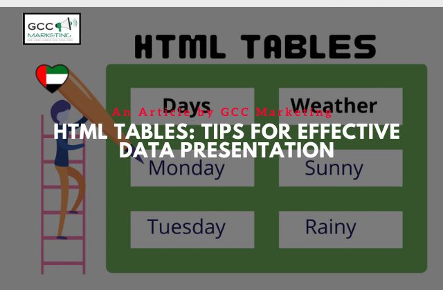 HTML Tables Tips for Effective Data Presentation