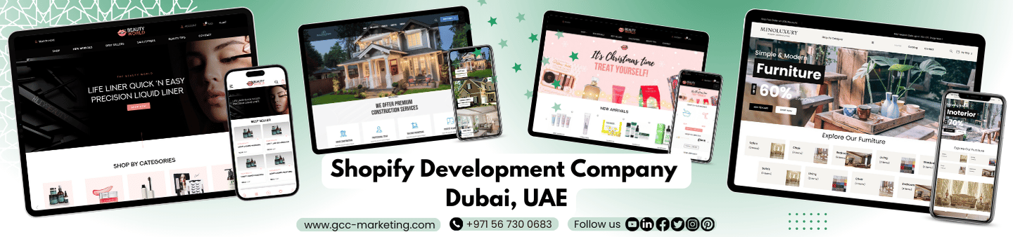 Best Shopify Ecommerce Website Online Store Development Agency Commpany Dubai UAE