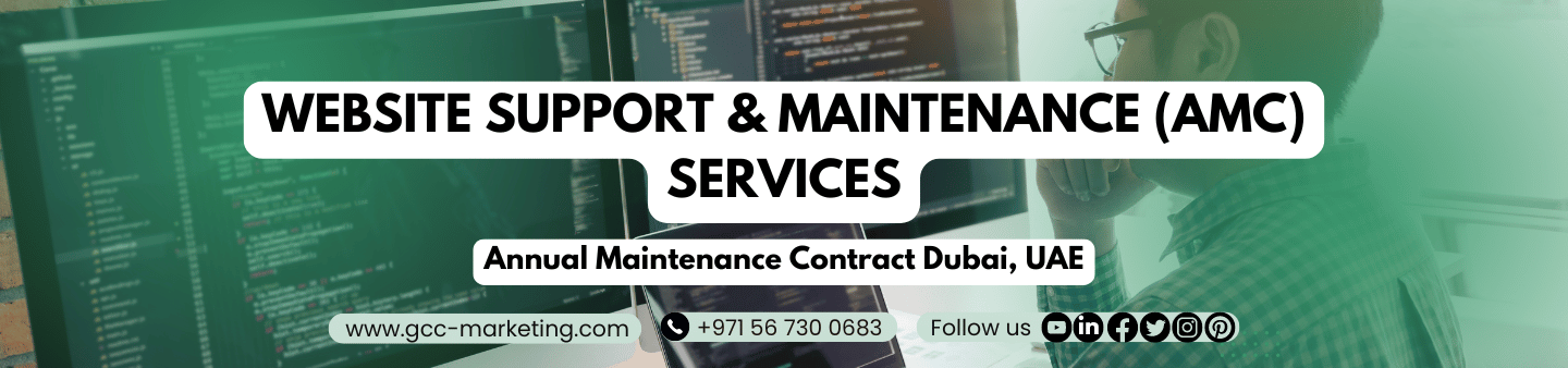 Website Annual Maintenance and Support Services - AMC Services UAE